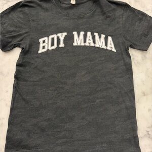 American Apparel Charcoal 'Boy Mama'  Tee